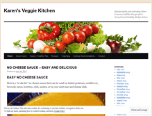 Tablet Screenshot of karensveggiekitchen.com